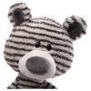 Gund Zag Teddy Bear черно-белый полосатый плюшевый мишка 16 дюймов животное,