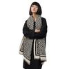 Imitation Cashmere Scarf Women'S With Big-Name Fashion Scarf Endless Blanket Printing Fringed Warm Shawl