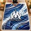 Flannel BlanketOlympique Lyonnais FC Warm Soft Throw Blanket for Indoor Sofa Bed Living Room Use