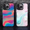 Силиконовый чехол с градиентом для iPhone 17 16 15 14 13 12 11 Pro Max XS Max 7 8 Plus, противоударный, матовый силиконовый чехол