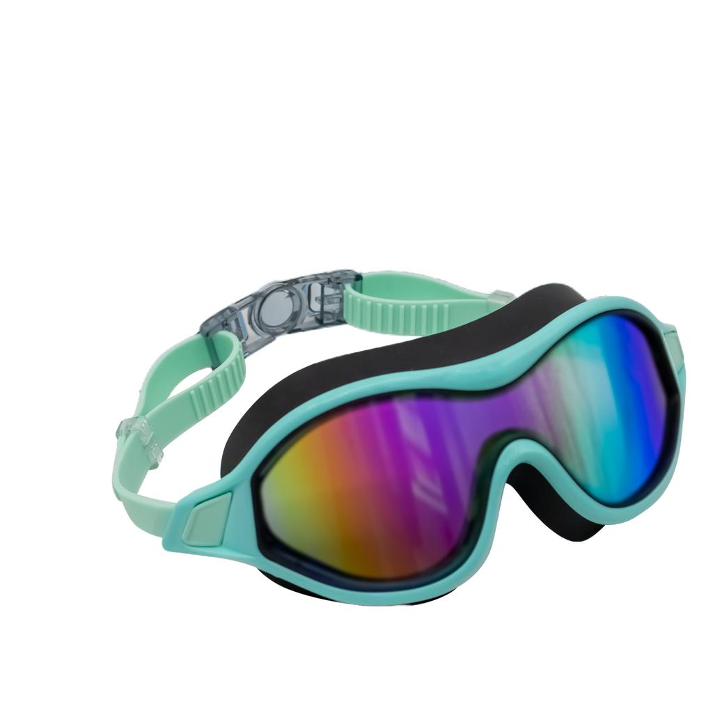 Очки для плавания Swimmin с большой оправой, водонепроницаемые и противотуманные, для мужчин и женщин, взрослые, плоские, для плавания