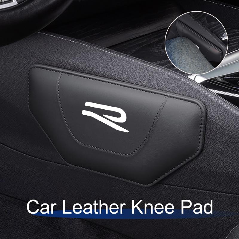 Car Leather Knee Pad Inside Knee Cushion Comfortable For Volkswagen VW Polo CC Bora Golf Jetta Lavida Lamando Magotan Passat GTI tg32
