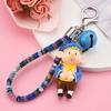 Journey To the West Anime Keychain: Monkey King & Pig Bajie Pendant for Backpacks