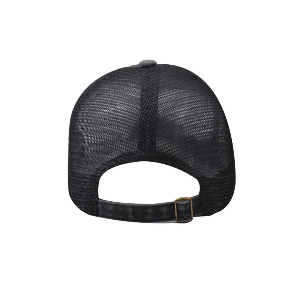 Джинсовая спортивная шляпа Защита от УФ лучей Сетчатая кепка Модная бейсболка Женская