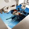 Game Battlefield 6 Hallway Carpet Non-Slip Laundry Room Mat Laundry Decor Balcony Child Living Room Toilet Rug