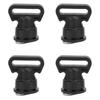 4PCS Track Mount Tie Downs Marine Nylon Rope Securing Fasteners for Motorboat Inflatable Boat Kayak 