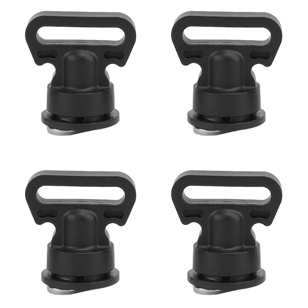 4PCS Track Mount Tie Downs Marine Nylon Rope Securing Fasteners for Motorboat Inflatable Boat Kayak