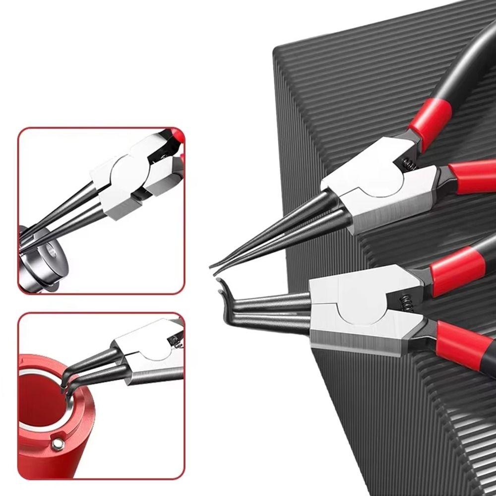 1 шт. Экономящие силы клещи для стопорных колец  для снятия установки съемника стопорных колец валов