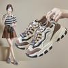 New Spring Dad Shoes Female Student Sports Shoes Running Casual Thick Sole Heightening