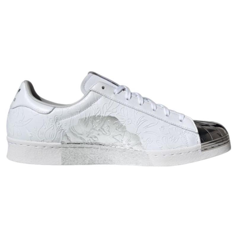 adidas Оригинальные кроссовки Superstar 80s X Han Meilin 'Белый Черный Серебристый' ID4388