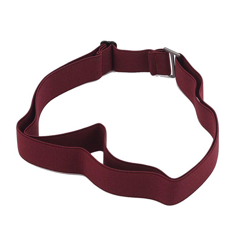 Jeans Pant Belt Adjustable Size Flat Buckle Elastic Waist Belt Women Belt No Show Stretch Belt Invisible Belt Slim Elastic Band