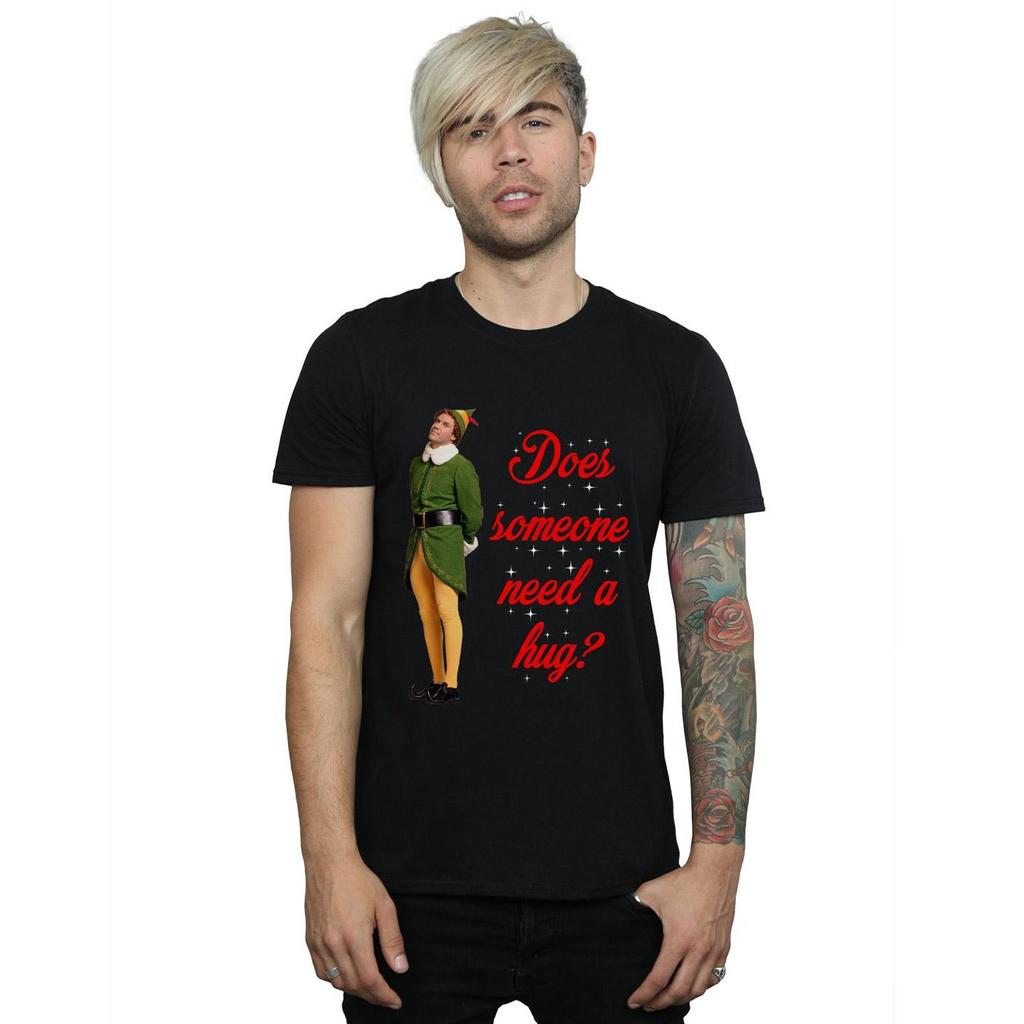 Elf Mens Hug Buddy T-Shirt