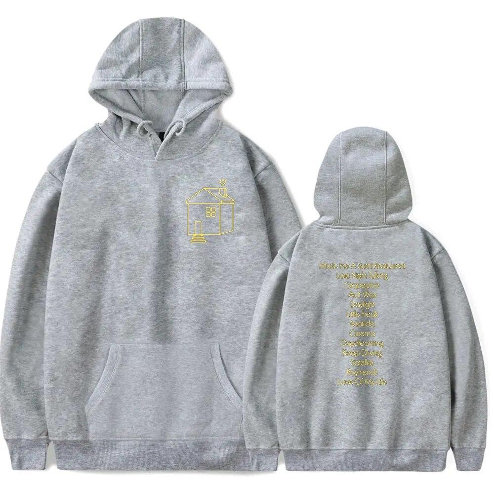 Love On Tour House Треклист Pepper Merch Толстовка с капюшоном унисекс/женский пуловер в стиле хип-хоп с капюшоном и длинными рукавами, свитер унисекс