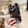 Phone Case: 2D Flat Design Suitable for iPhone 18 17 16 15 14 13 Pro Film Protective Case, Couple Style, Red-haired Girl, Christmas and Halloween Gift