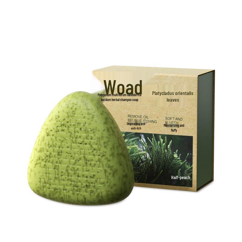 Травяной шампунь-бар для роста волос и контроля жирности