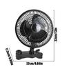 Grow Tent Fan Powerful Oscillating Ventilator Clip On Tent Fan with 2 Speed Settings for Gym Camping Kitchen RV Greenhouse