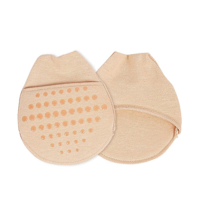 Metatarsal Sleeve Pads Ball of Foot Cushions with Soft Sponge and Silicone Dots Forefoot Cushioning Socks Non Skid Half Socks