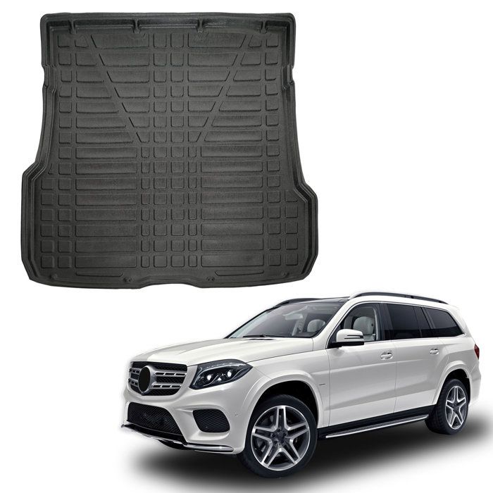 Bac de coffre sur mesure - SCOUTT - Mercedes GLS Class (depuis 2016) - TPE haute densité - Antidérapant - Bords surélevés