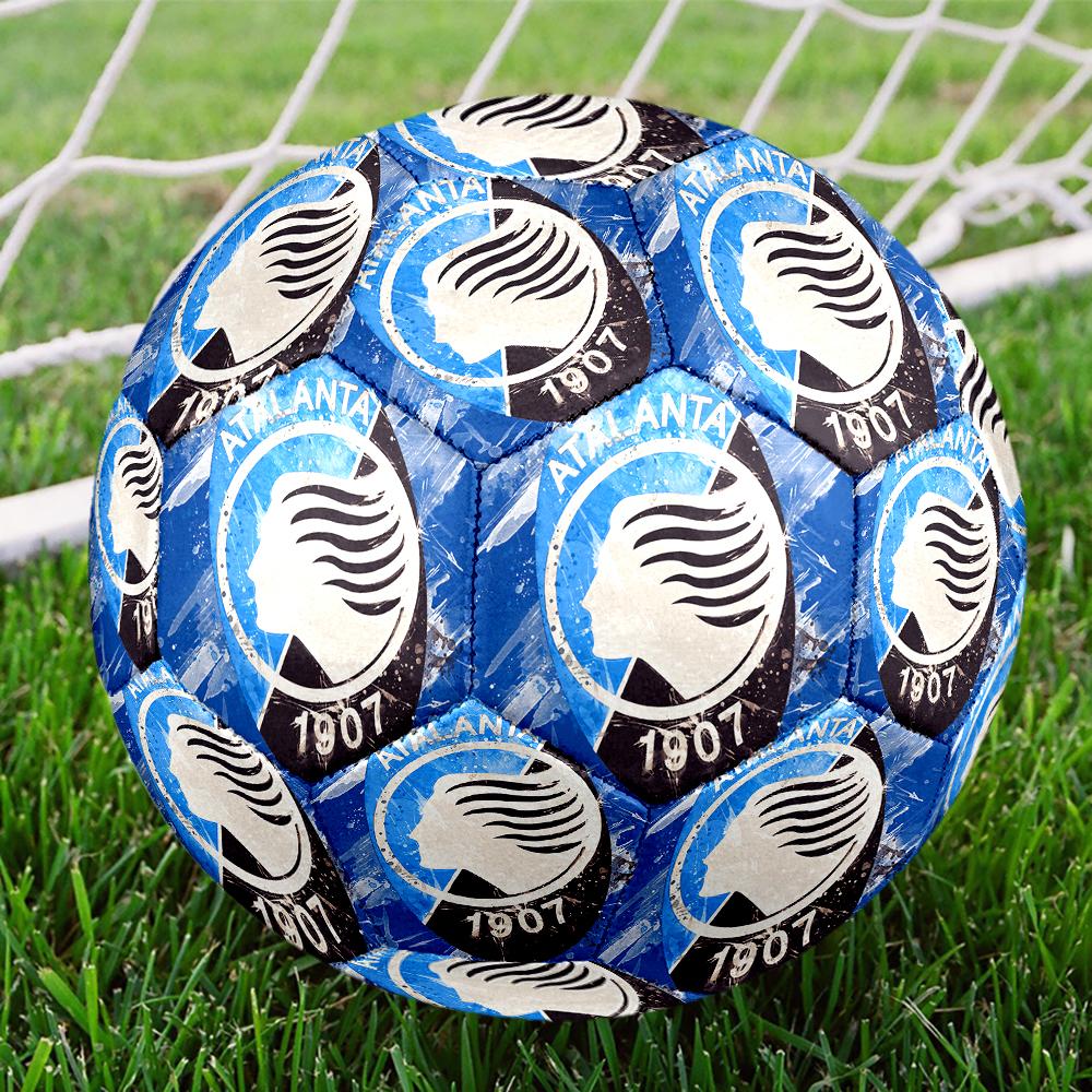 Atalanta BC Soccer Ball, colorful, suitable for all ages, machine-stitched, PVC material, competition grade,size5 Soccer Ball, durable and high bounce