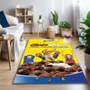 1pc Cartoon Winter Crew Carpet for Room Floor Mat, Comfortable Office Chair Printed Area Rug, Beautiful Hotel Rug