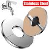 Stainless Steel Faucet Decorative Cover Silver Pipe Wall Covers Useful Flange Cover