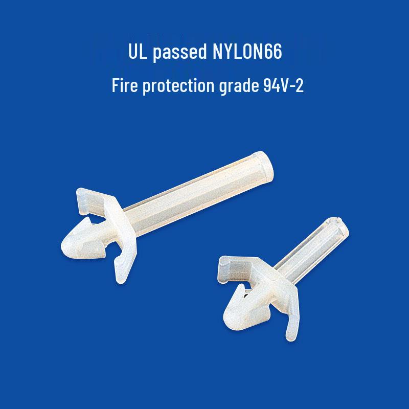 KSS PS Series Nylon PC Board Standoffs, Fire Rated 94V2, White, 100 pcs per Bag