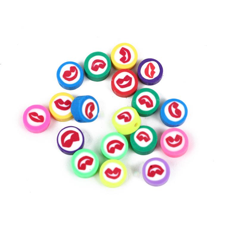 Diy Polymer Clay Soft Ceramic Beads, Round Soft Ceramic Beads Handmade Jewelry Accessories