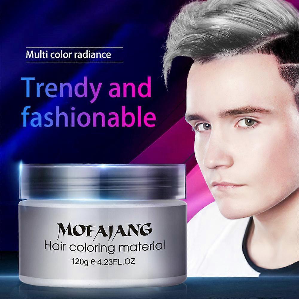 Mofajang 9 Цветов Унисекс Воск-Грязь для Окрашивания Волос Краска Стайлинг Крем DIY Окрашивание
