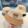 Kids Summer Breathable Mesh Wide Brim Fisherman Hat Thin UV Protection Sun Cap for Boys Girls Fashion Trendy Shady Headwear