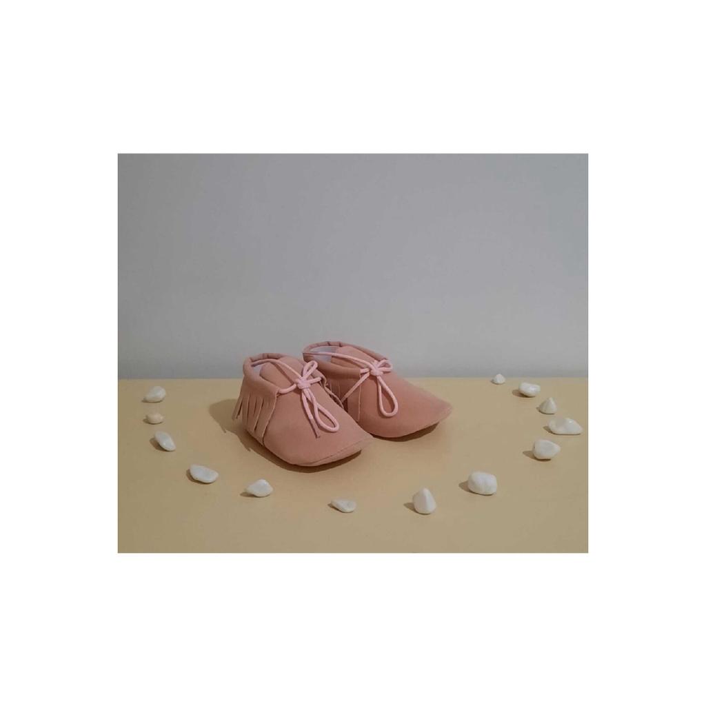 Детские коричневые пинетки унисекс