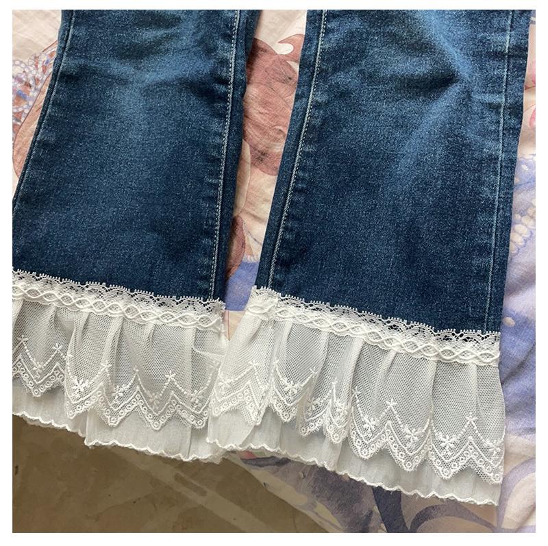 8CM Wide White Two Layers 3D Pleated Mesh Ribbon Chiffon Fabric Embroidered Ruffle Trim DIY Dress Apparel Collar Sewing Decor