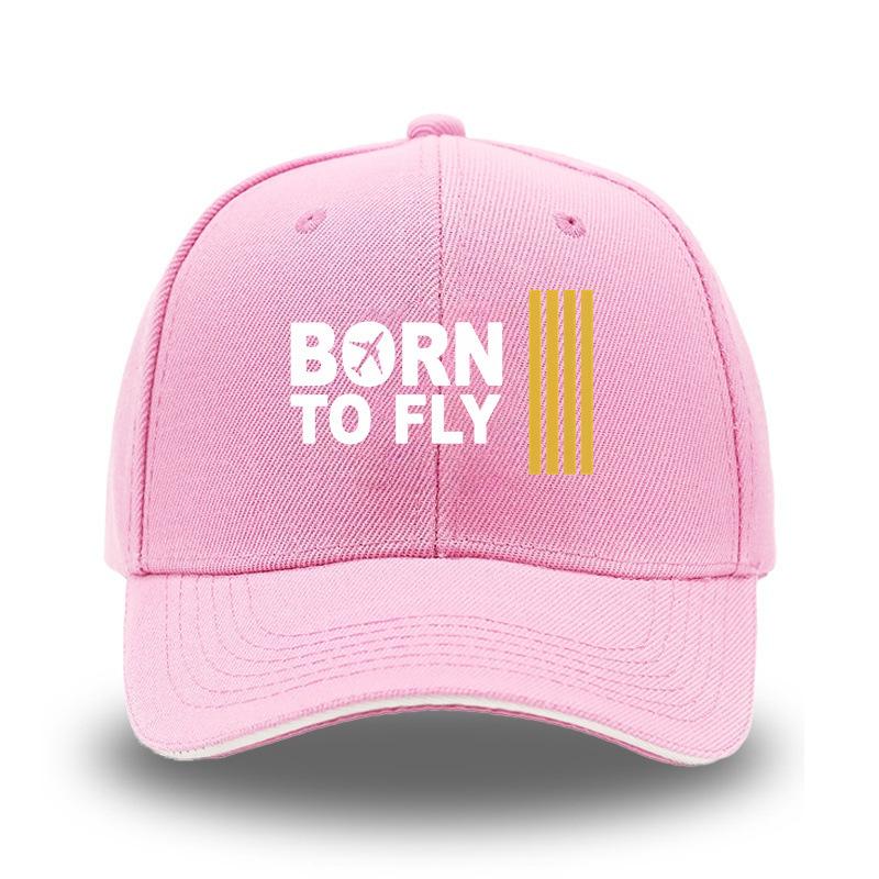 Кепка бейсболка с принтом сэндвич-сэндвич BORN TO FLY, европейская и американская, жесткий верх, изогнутый козырек, мужская уличная кепка