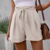 Summer Women's Pants Comfortable Casual High Waist Solid Color Shorts