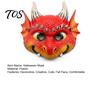 Realistic 3D Dragon Head Mask Cute Full Face Mask, Halloween Party Baby Lightweight Breathable Soft Material Animal Role Play Costume with Scales And