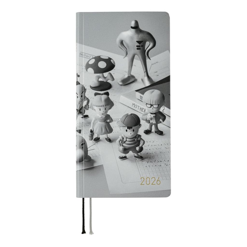 Hobo Nikkan Techo 2026 Weeks MOTHER MOTHER2 secrets. Starts April weekly planner left slim vertical.