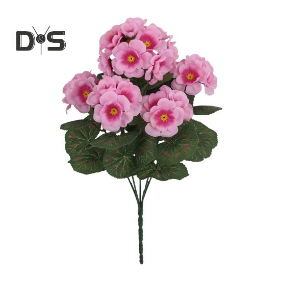 1/2 шт. искусственная герань реалистичные устойчивые к ультрафиолетовому излучению искусственные цветы для свадебной вечеринки в помещении и на открытом воздухе офисный стол центральный элемент пластиковые искусственные цветочные растения