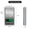 Portable Electronic Jewelry Scale 0.01g 100g/200g/300g/500g/1000g USB Plug-In Pocket Scales
