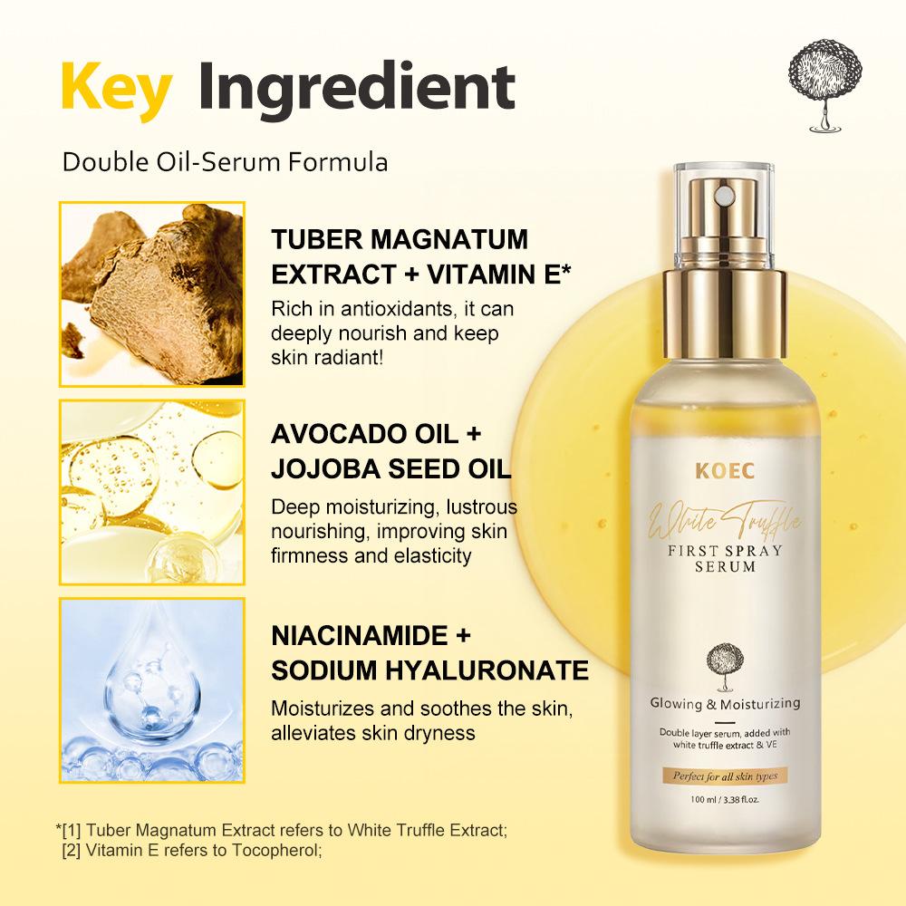 KOEC White Truffle Hydrating Setting Mist Face Moisturizing Spray