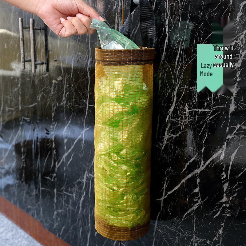 Wall-mounted Pull-out Kitchen Trash Bag Organizer
