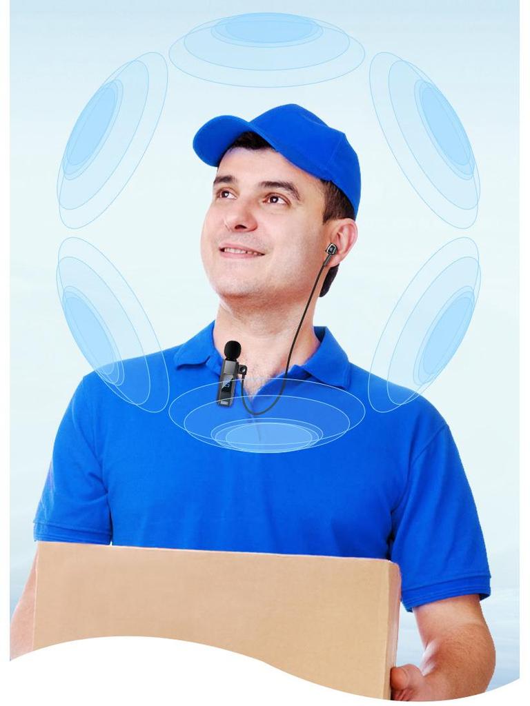 Беспроводная Bluetooth гарнитура-петличка: Одноушное, с шумоподавлением, для бизнеса, спорта, езды на велосипеде, вождения, прямых трансляций и караоке.