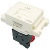 Information Modular Jack Assembly CAT6A Embedded White WZ7519W