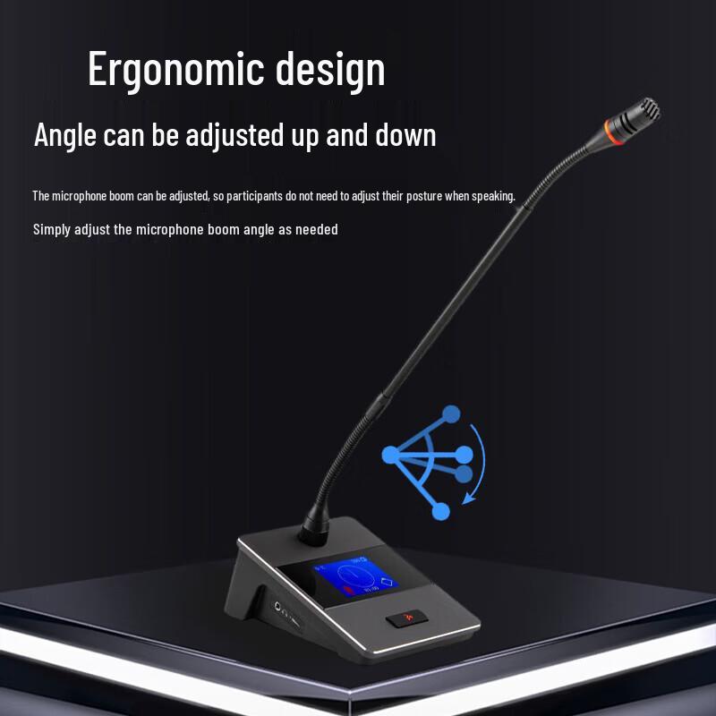 DAIPU Professional Wired 1-to-10 Conference Microphone System (CN version)