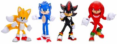 Sonic the Movie Sonic x Shadow TOKYO MISSION Pacific 5 дюймов фигурка 4 шт. Тейлз Наклз Фильм 3 Игра Токийская миссия Товары Кукла Светящаяся Светящаяся
