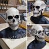 Halloween skull mask with open mouth, party costume, prank prop, scary decoration for haunted houses and escape rooms, skull ornament
