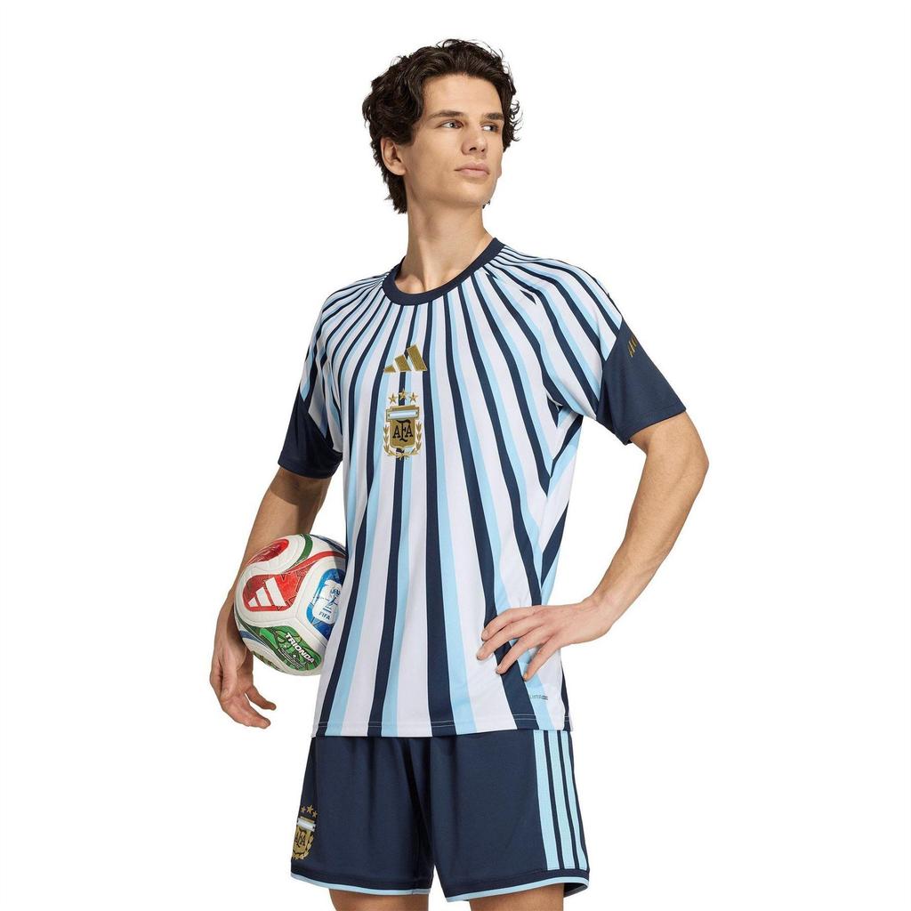 Adidas Mens 2026 Pre Match Argentina T-Shirt