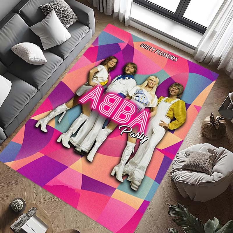 ABBA Iconic Music Legacy carpet Suitable for all seasons floor mats Christmas gifts Protective pad Dormitory decoration