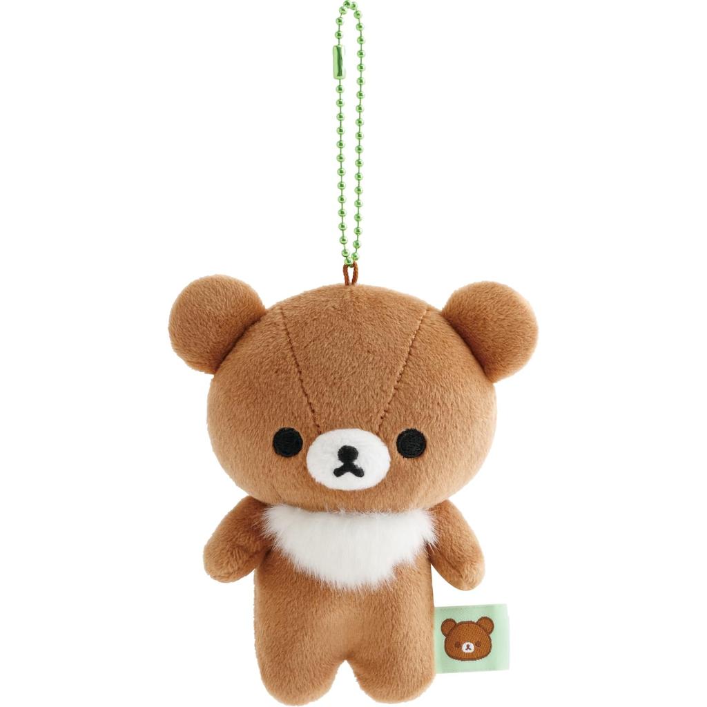 San-X Rilakkuma Mochimochi Hanging Plush Toy, Chairoikoguma, MV31101, H110 x W90 x D50mm