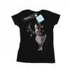 Womens/Ladies Frozen Sven And Olaf Christmas Ornaments Cotton T-Shirt