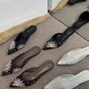 Женские туфли-слипоны с плоским верхом - Новый стиль, Универсальные, Удобные, Ленивые, С заостренным носком