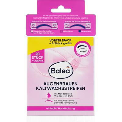 DM Beauty Care Холодные восковые полоски для бровей 24 шт.